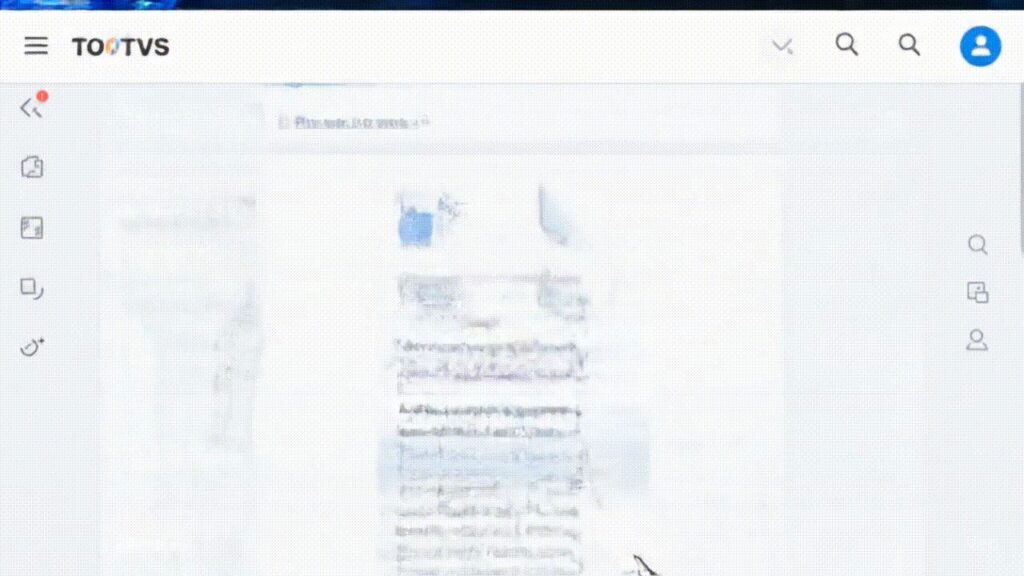 Interface de workflow de aprovação construída no Fluig