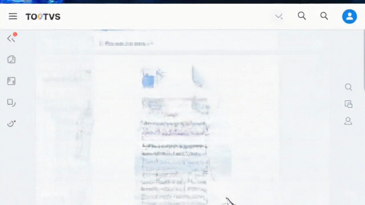 Interface de aprovação de workflow no Fluig, com a tarefa atribuída e o histórico do processo